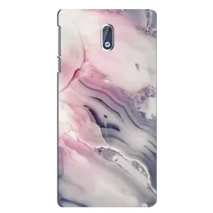 Мраморный чехол на Nokia 3.1 (VPrint) (Пурпурный Мрамор)