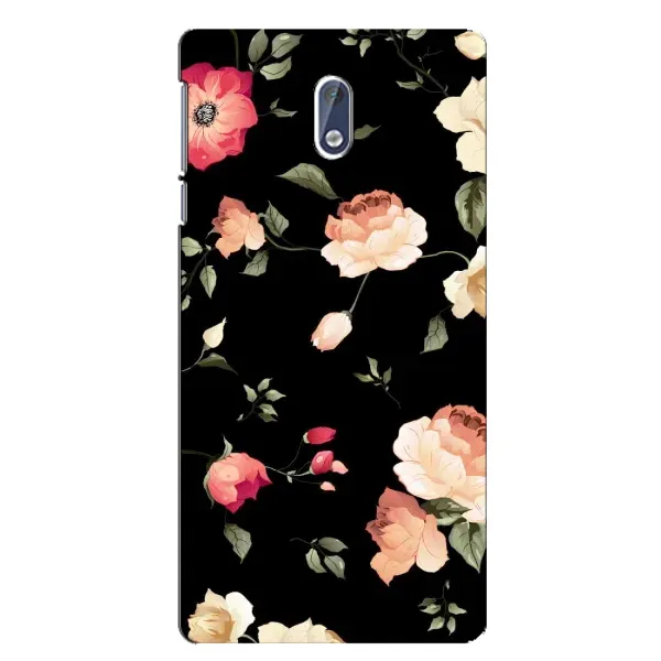 Чохол з принтом «Трояндочки» для Nokia 3.1