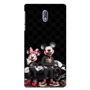 Чехол Disney Mouse Nokia 3.1 (PREMIUMPrint) (Семья Маусов)
