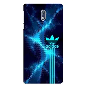 Чехол с принтом «Синий Адидас» для Nokia 3.1
