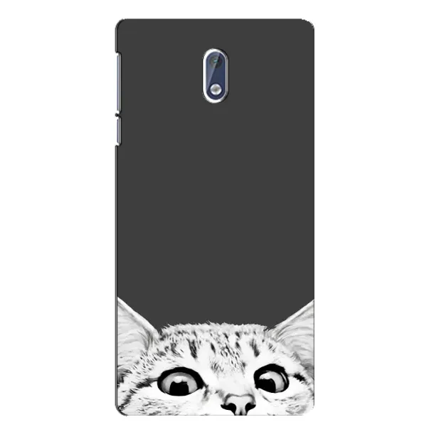 Чохол з принтом «Виглядає котик» для Nokia 3.1 Чохол з принтом «Виглядає котик» для Nokia 3.1