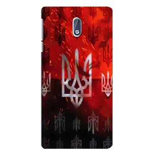 Украинские Чехлы для Nokia 3 с картинкой УПА (AlphaPrint) (ГЕРБ УПА)