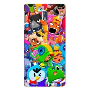 Чехол для Nokia 3 Бравл Старс (VPrint) (Герої Бравл Старс)