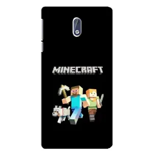 Чохол Майнкрафт на Nokia 3 (AlphaPrint) Minecraft (герої Minecraft)