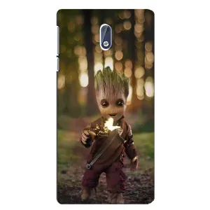 Чохол МАРВЕЛ для Нокіа 3 (AlphaPrint) (I am Groot)