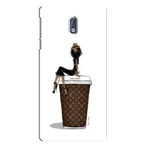 Чохли Луі Вітон для Nokia 3 (AlphaPrint - LOUIS VUITTON) (кава LOUIS VUITTON)