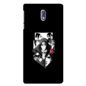 Чохли на тему: Ітачи Учіха для Nokia 3 (AlphaPrint) (колаж Ітачі)