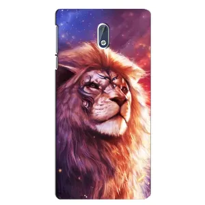 Чохол з картинкою ЛЕВ для Nokia 3 (VPrint) (Красочний Лев)