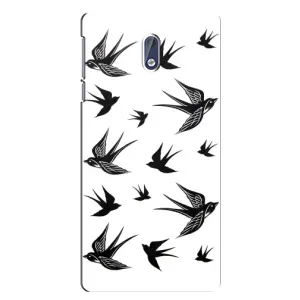 Чохол з пташками на Nokia 3 (VPrint) (Ластівки)