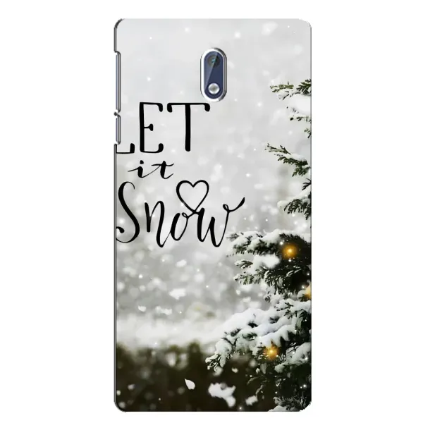 Чохол з принтом «Let it snow» для Nokia 3 Чохол з принтом «Let it snow» для Nokia 3