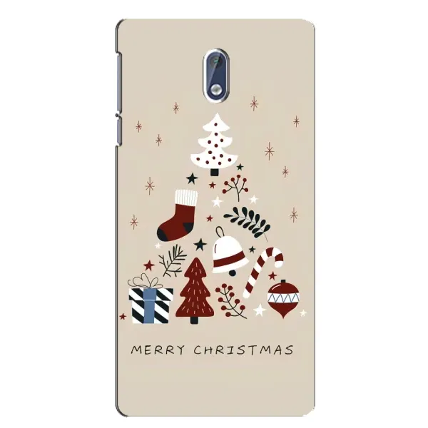 Чехол с принтом «Merry Christmas» для Nokia 3 Чехол с принтом «Merry Christmas» для Nokia 3