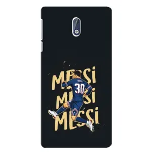 Чохли для Nokia 3 (Leo чемпіон) (AlphaPrint) (Messi ПСЖ)