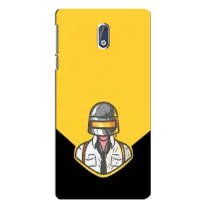 Чеjхол PUBG для Нокіа 3 (AlphaPrint) (Пабг в шоломі)