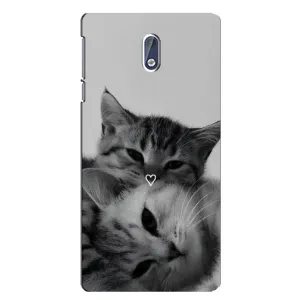 Чохол з малюнком кіт на Nokia 3 (Пара котів)