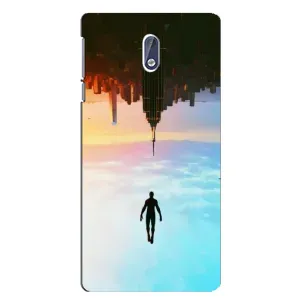 Чохол з людиною павуком для Nokia 3 - (AlphaPrint) (Людина павук)