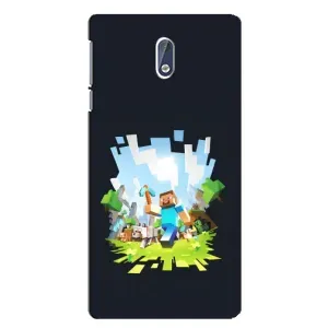 Чохол Майнкрафт на Nokia 3 (AlphaPrint) Minecraft (персонажі Minecraft)