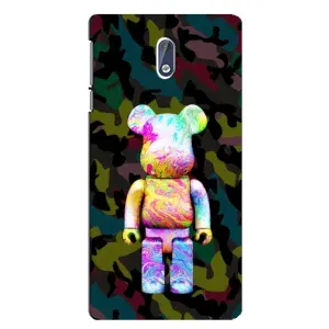 Чехлы для Nokia 3 - Bearbrick Louis Vuitton (PREMIUMPrint) (Яркий Bearbrick)