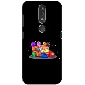 Чехол Амонг Ас для Nokia 4.2 (AlphaPrint) (Амонг-ас)