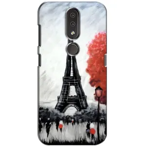 Чохол Ейфелева Вежа Nokia 4.2 - (AlphaPrint) (Вежа в Парижі)