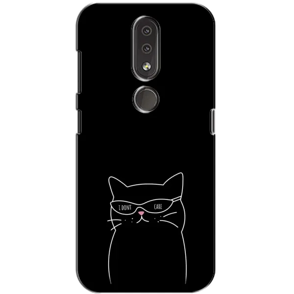 Чохол з принтом «Байдужий кіт» для Nokia 4.2