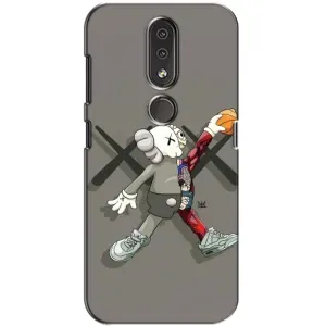 Чохли для Nokia 4.2 - Bearbrick Louis Vuitton (PREMIUMPrint) (Беарбрік Джордан)