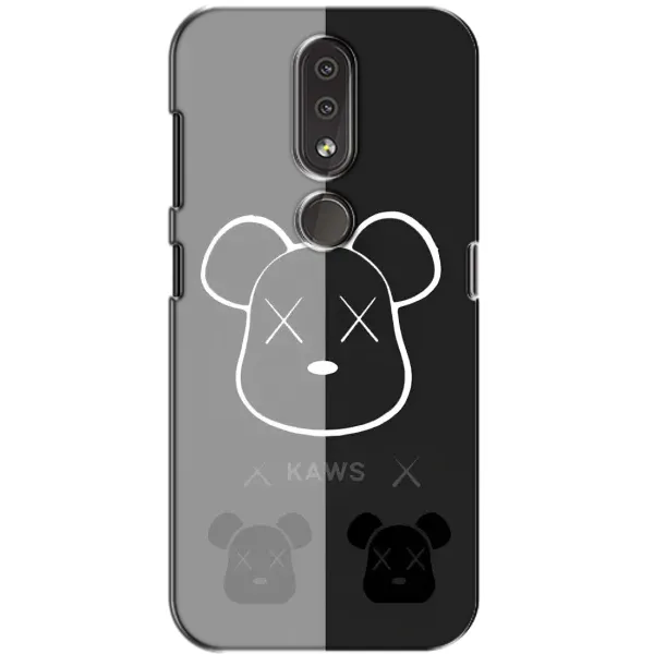 Чехол с принтом «БеарБрик глаза» для Nokia 4.2