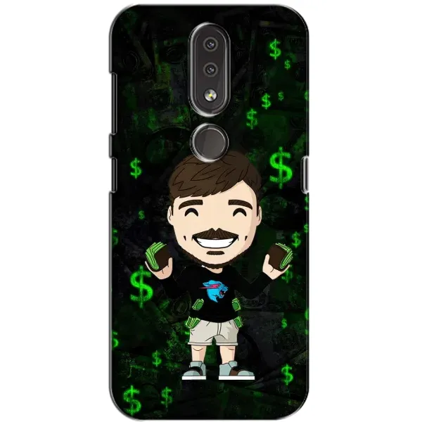 Чохол з принтом «Блогер Beast» для Nokia 4.2 Чохол з принтом «Блогер Beast» для Nokia 4.2