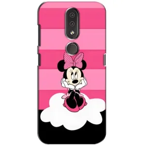 Эксклюзивный чехол для Nokia 4.2 (AlphaPrint - Мультяшные) (Девочка Maus)