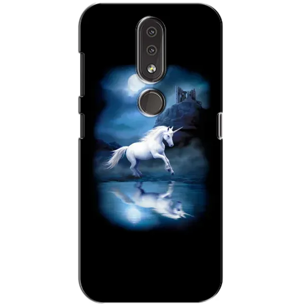 Чехол с принтом «Единорог» для Nokia 4.2