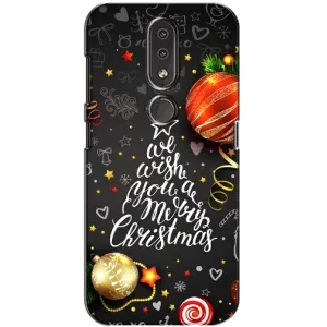 Рождественские Чехлы для Nokia 4.2 (VPrint) (Елочка)