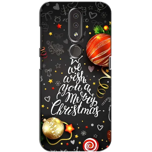 Чехол с принтом «Елочка» для Nokia 4.2 Чехол с принтом «Елочка» для Nokia 4.2