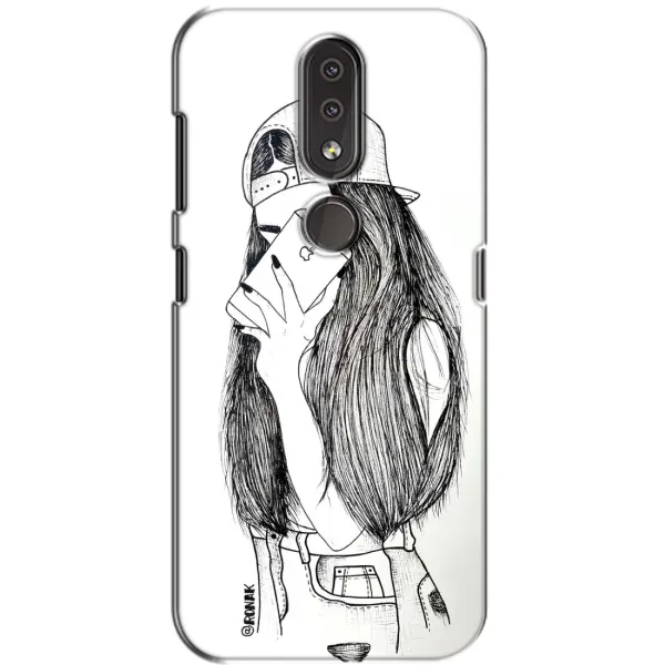 Чохол з принтом «Фото дівчини» для Nokia 4.2