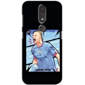 Чехлы с футболистом Ерлинг Холанд для Nokia 4.2 (AlphaPrint) (гол Эрлинг Холланд)
