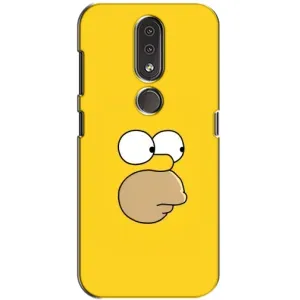 Чехол с Симпсонами для Nokia 4.2 (VPrint) (Гомер)