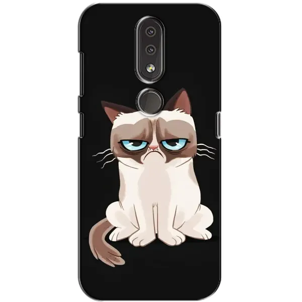 Чохол з принтом «Сумний кіт» для Nokia 4.2