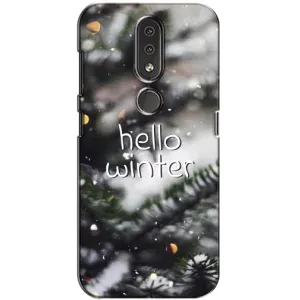 Новорічні, Святкові Чохли для Nokia 4.2 - 2024 год (Hello winter)