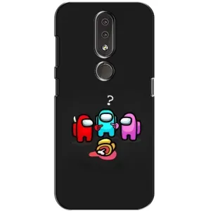 Чехол Амонг Ас для Nokia 4.2 (AlphaPrint) (Импостер)