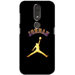 Чехлы для Nokia 4.2 - с картинкой JORDAN (AlphaPrint) (Jordan Gold)