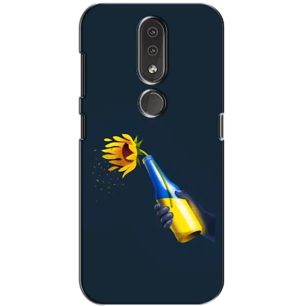 Чехол с принтом «Коктейль молотова» для Nokia 4.2