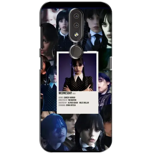 Чехол с принтом «коллаж Уэнздей» для Nokia 4.2