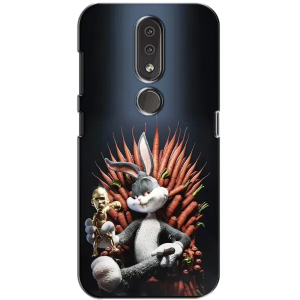 Чехол с принтом «Король Кролик» для Nokia 4.2