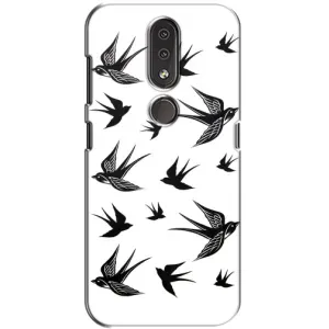 Чехол с птицами на Nokia 4.2 (VPrint) (Ласточки)