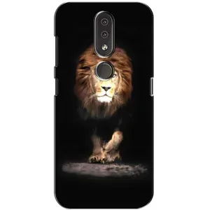 Чохол з картинкою ЛЕВ для Nokia 4.2 (VPrint) (Лев)