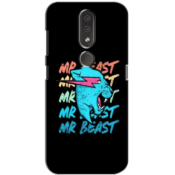 Чохол з принтом «logo Mr beast» для Nokia 4.2 Чохол з принтом «logo Mr beast» для Nokia 4.2