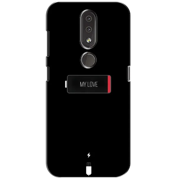 Чехол с принтом «Love battery» для Nokia 4.2 Чехол с принтом «Love battery» для Nokia 4.2