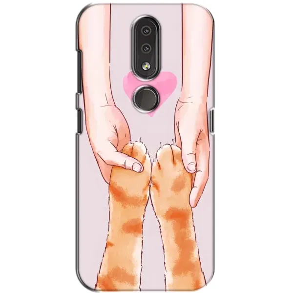 Чохол з принтом «Любовь до котиків» для Nokia 4.2