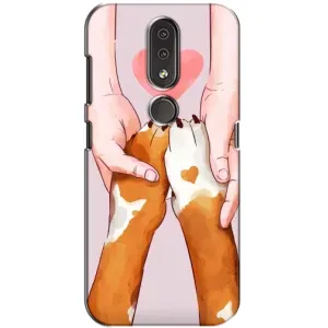 Чехлы с собаками для Nokia 4.2 (VPrint) (Любовь к собакам)