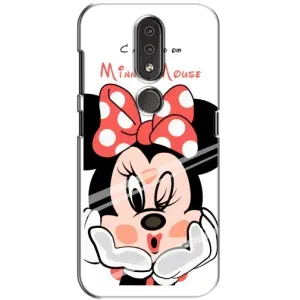Эксклюзивный чехол для Nokia 4.2 (AlphaPrint - Мультяшные) (Маус Минни)