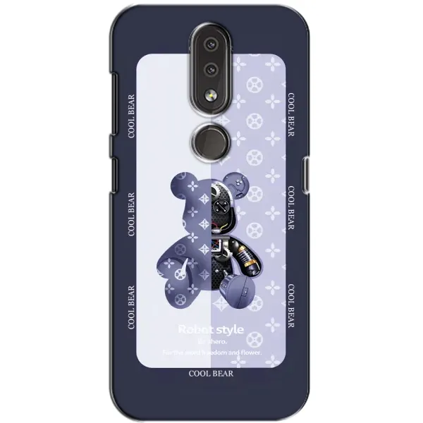 Чехол с принтом «Медвежонок LV» для Nokia 4.2