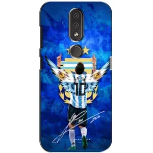 Чохли Мессі для Nokia 4.2 (AlphaPrint) (Мессі Аргентина)